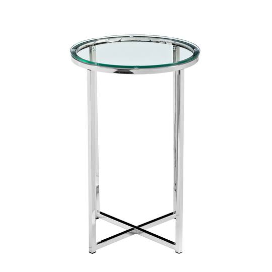 Walker Edison 16" Glam Round Side Table